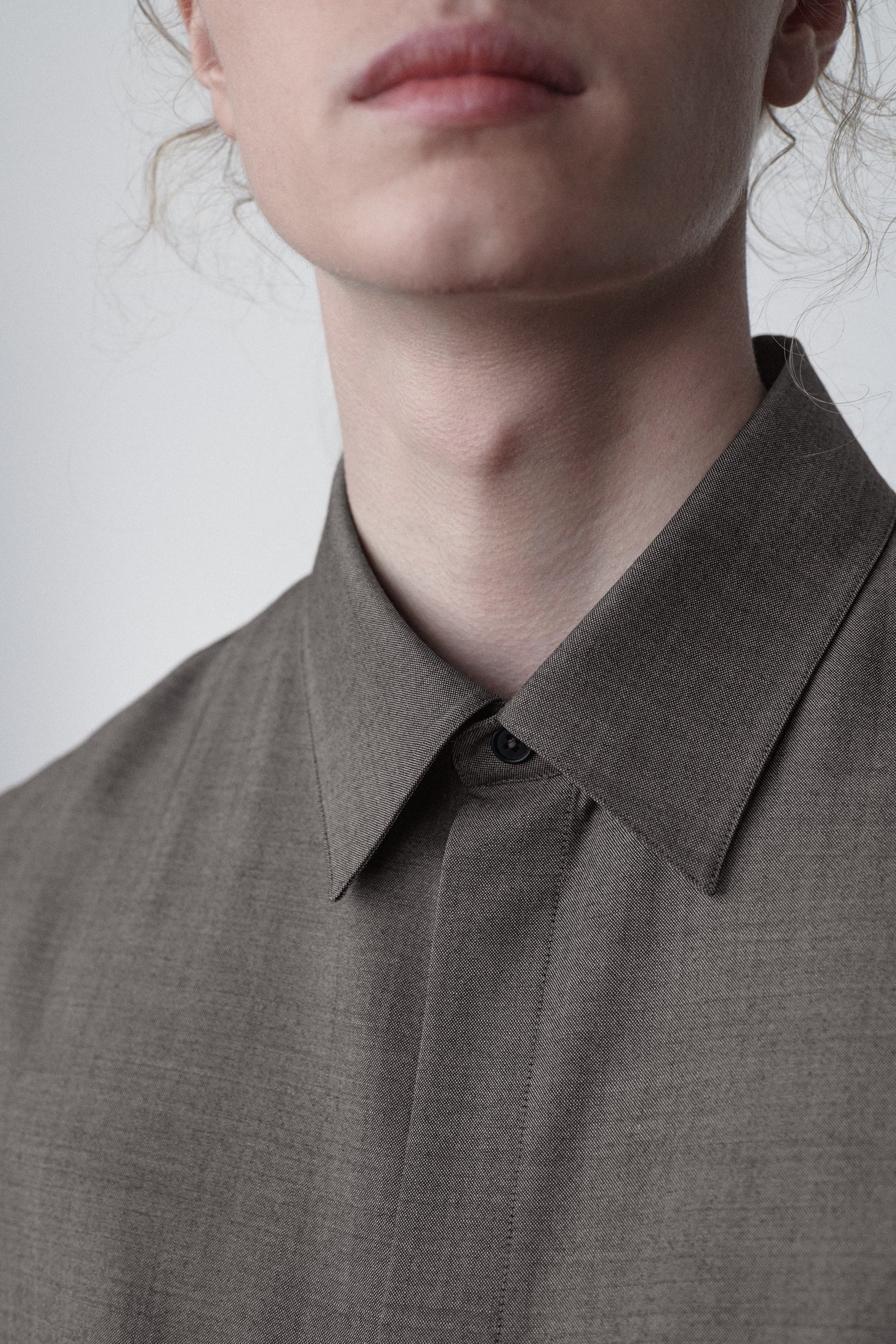 Zachary Shirt in Virgin Wool and Mohair - 4