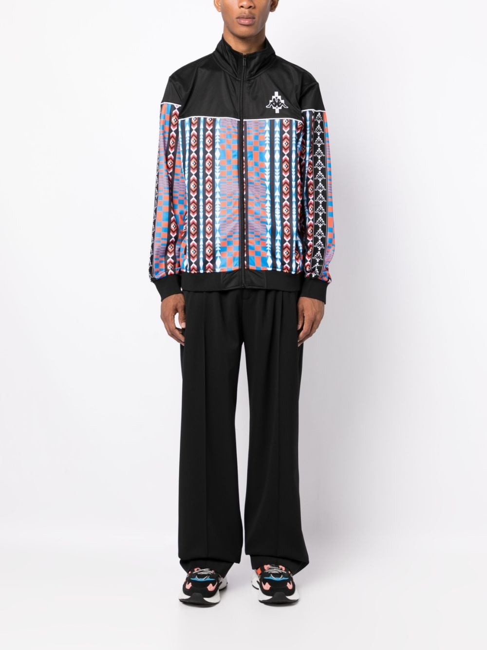 Marcelo Burlon County Of Milan x Kappa geometric-print track