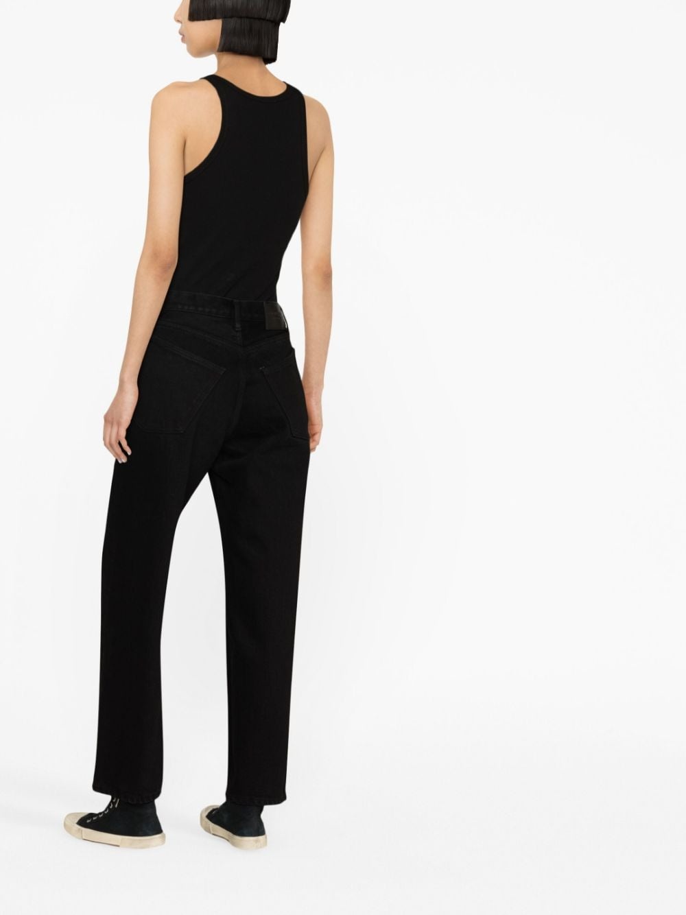 cropped straight-leg jeans - 3