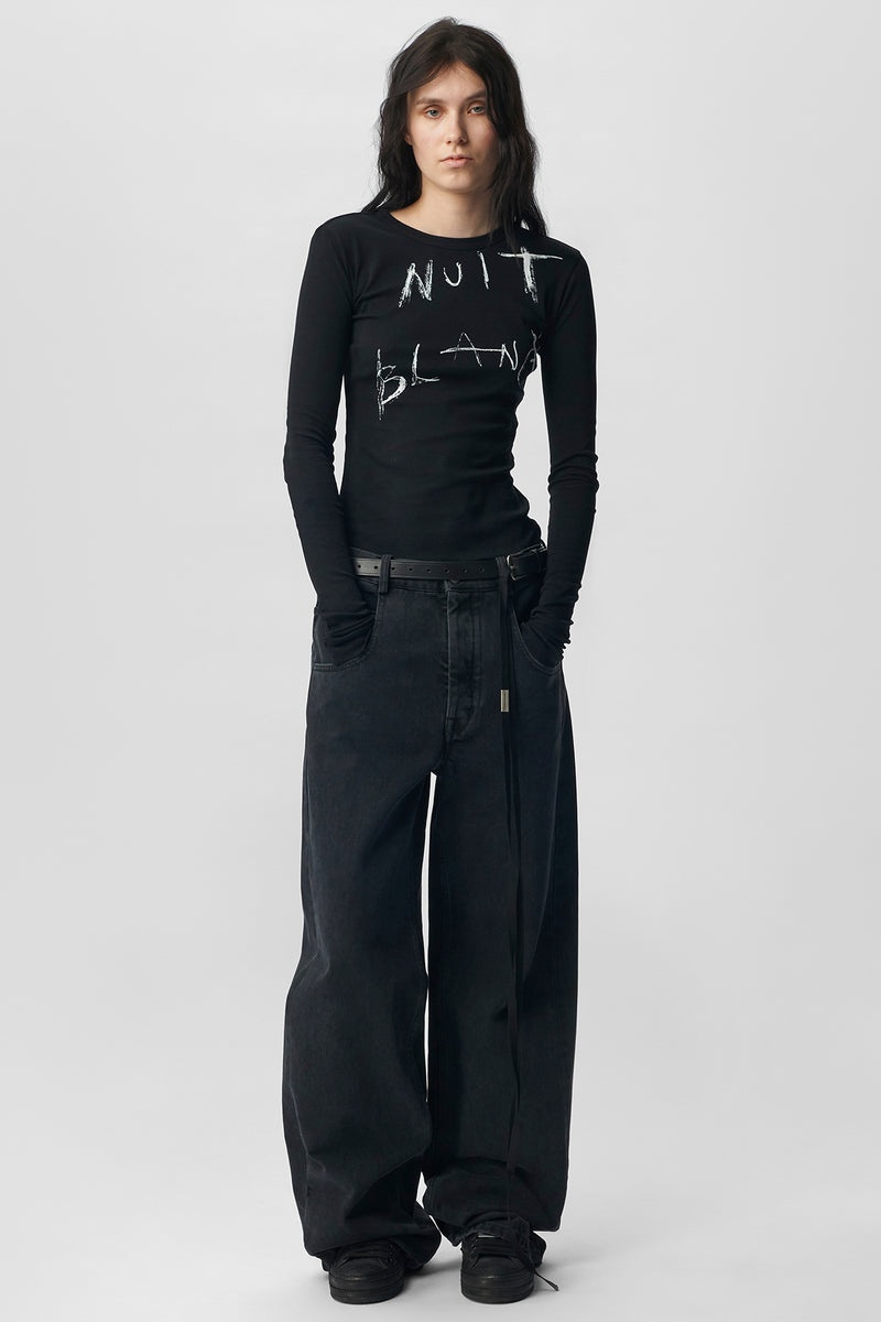 Fanie Long Sleeve T-Shirt Nuit Blanche - 4