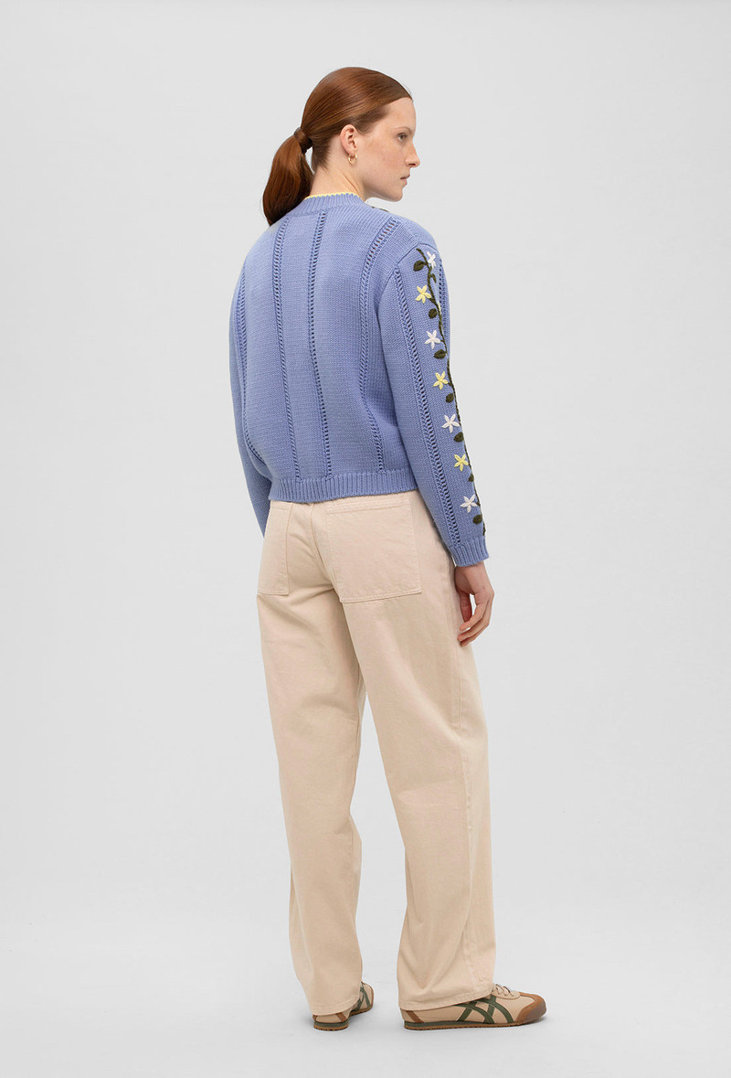 Hesper Cardigan - Greek Blue/Multi 4