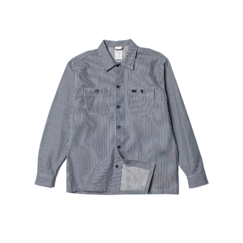 Vincent Shirt Hickory Stripe - 6