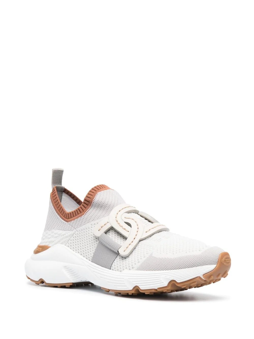 panelled low-top sneakers - 2