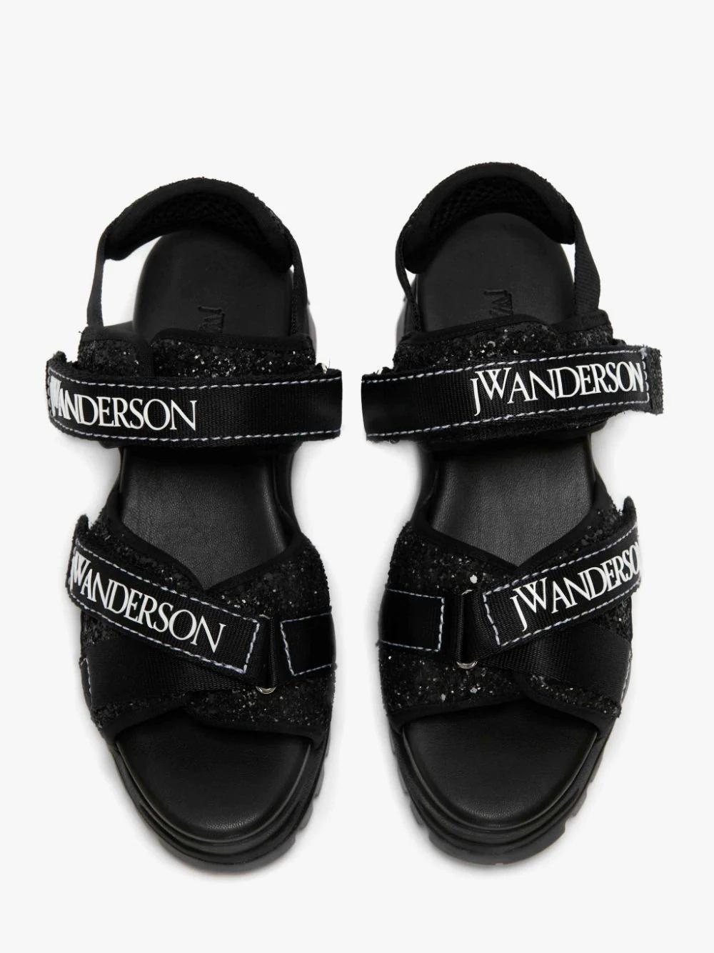 logo-print chunky sandals - 4