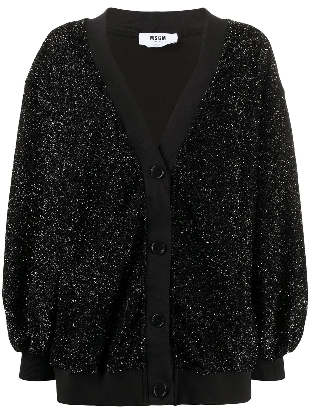 lurex cardigan - 1