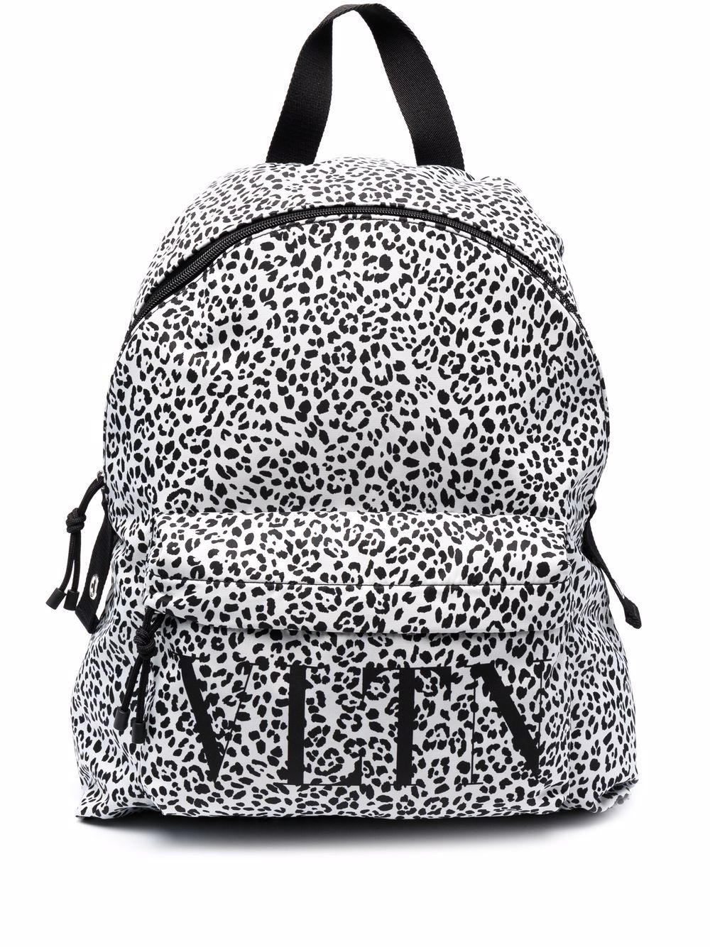 leopard-print backpack - 1