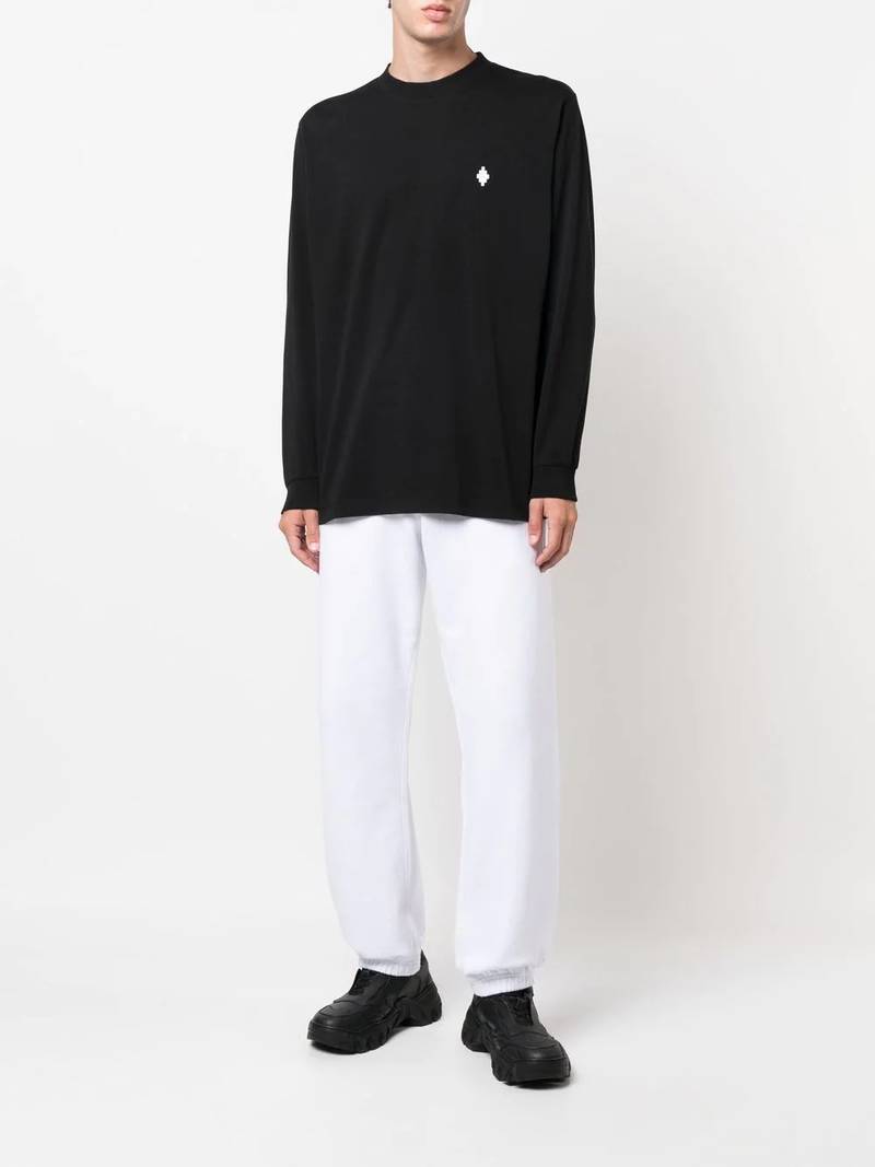 Marcelo Burlon County Of Milan logo-embroidered long-sleeve T-shirt outlook