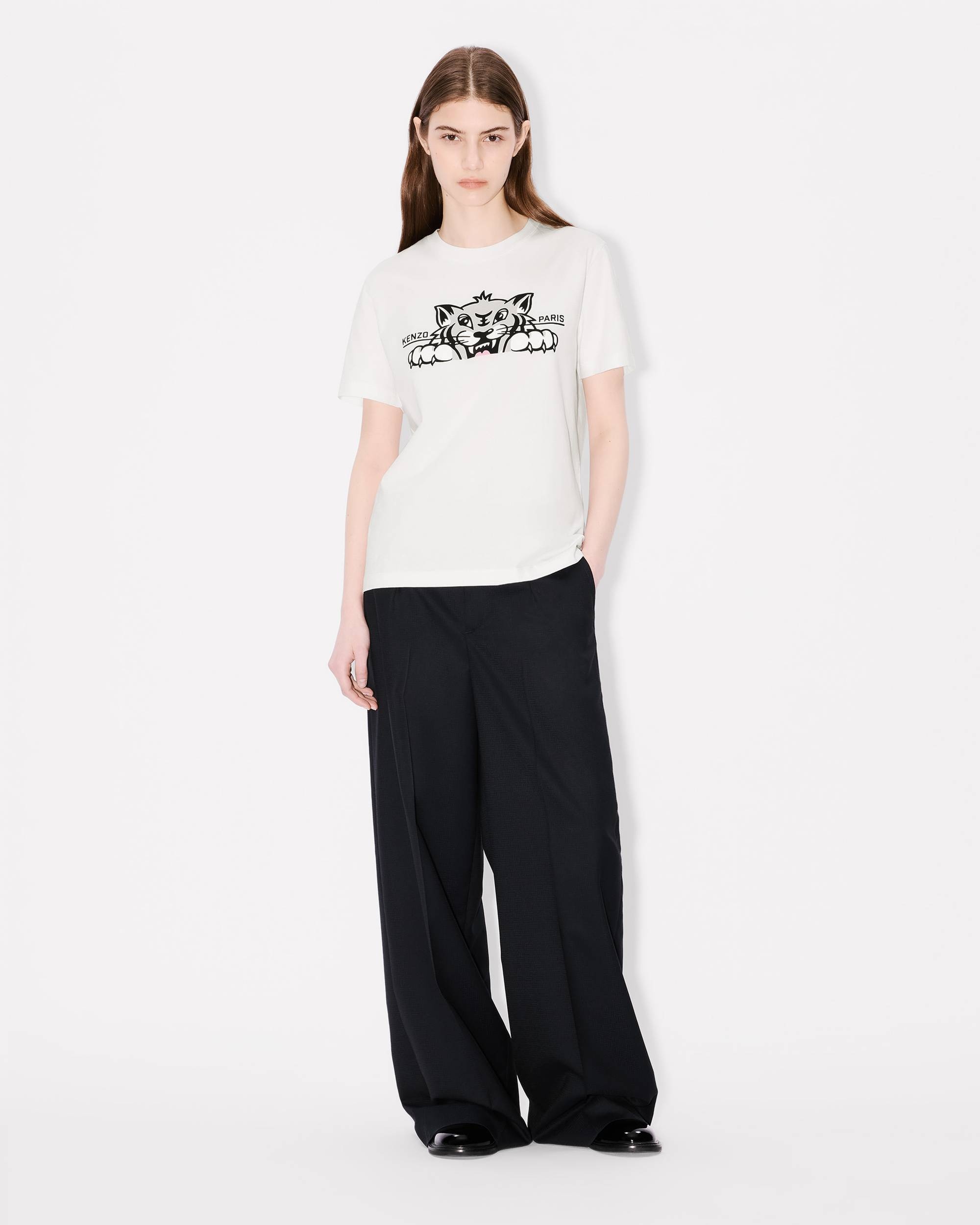 'KENZO Happy Tiger' loose T-shirt in cotton - 5