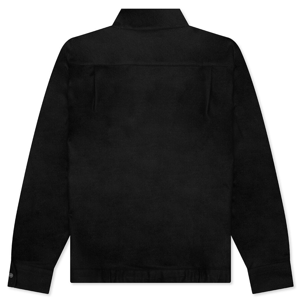 LONG SLEEVE OVERSHIRT - BLACK - 2