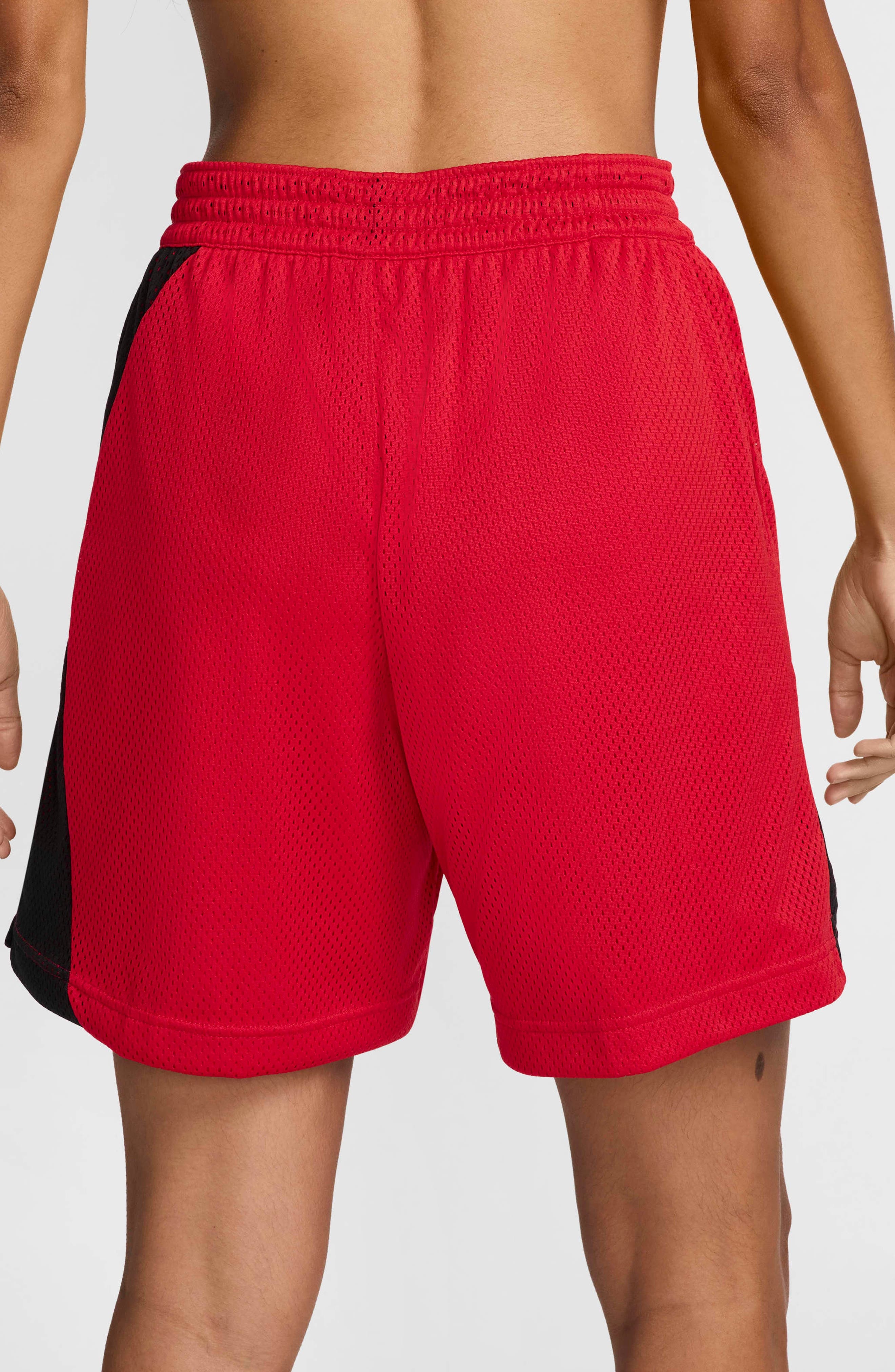 Nike Essential Dri-FIT Mesh Basketball Shorts in University Red/Black/White at Nordstrom - 2