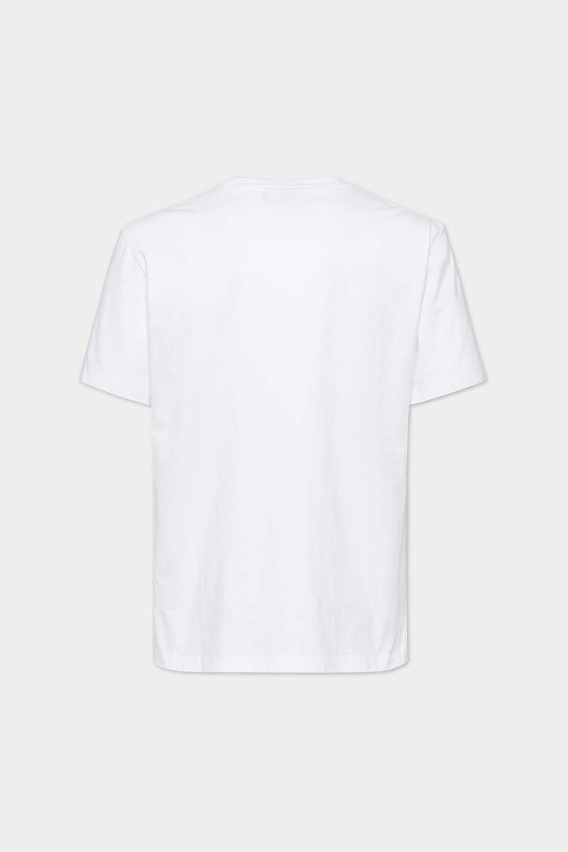 関税送料込【DSQUARED2】BEAR WHITE COOL FIT T-SHIRT 2colors DSQUARED2 BEAR WHITE COOL FIT T-SHIRT | REVERSIBLE