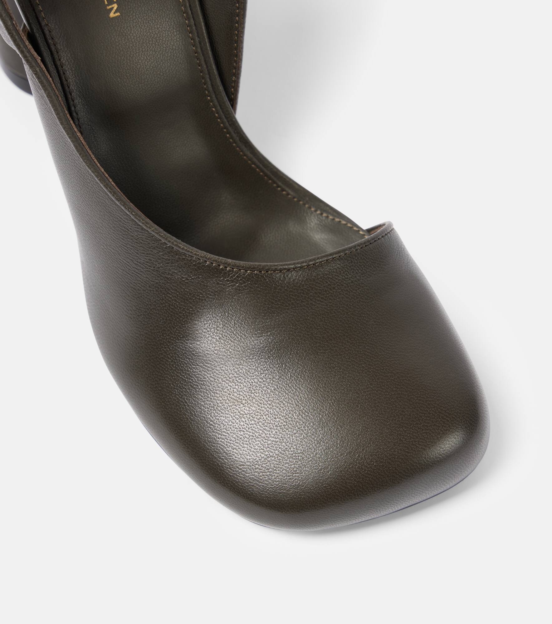 Leather slingback pumps - 5