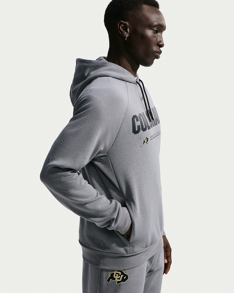 Colorado Buffaloes Nike NCAA Men's Basketball Coaches' Pullover Hoodie 6