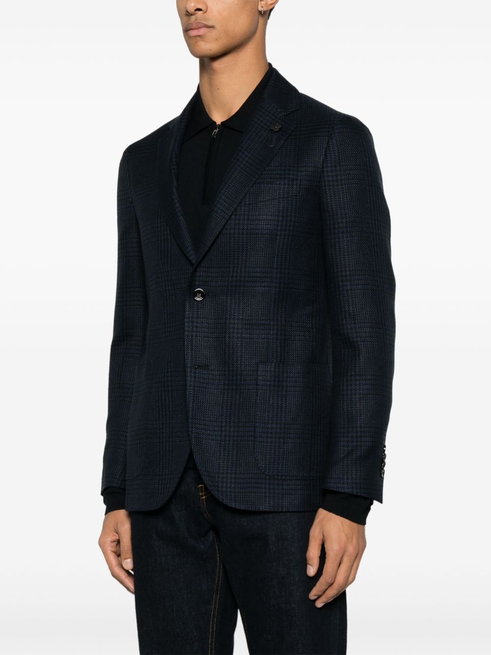 Prince of Wales-pattern blazer - 3