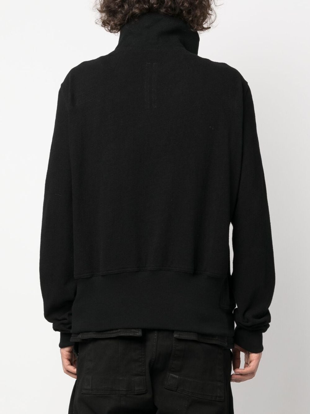 Bauhaus zip-up cotton sweatshirt - 4