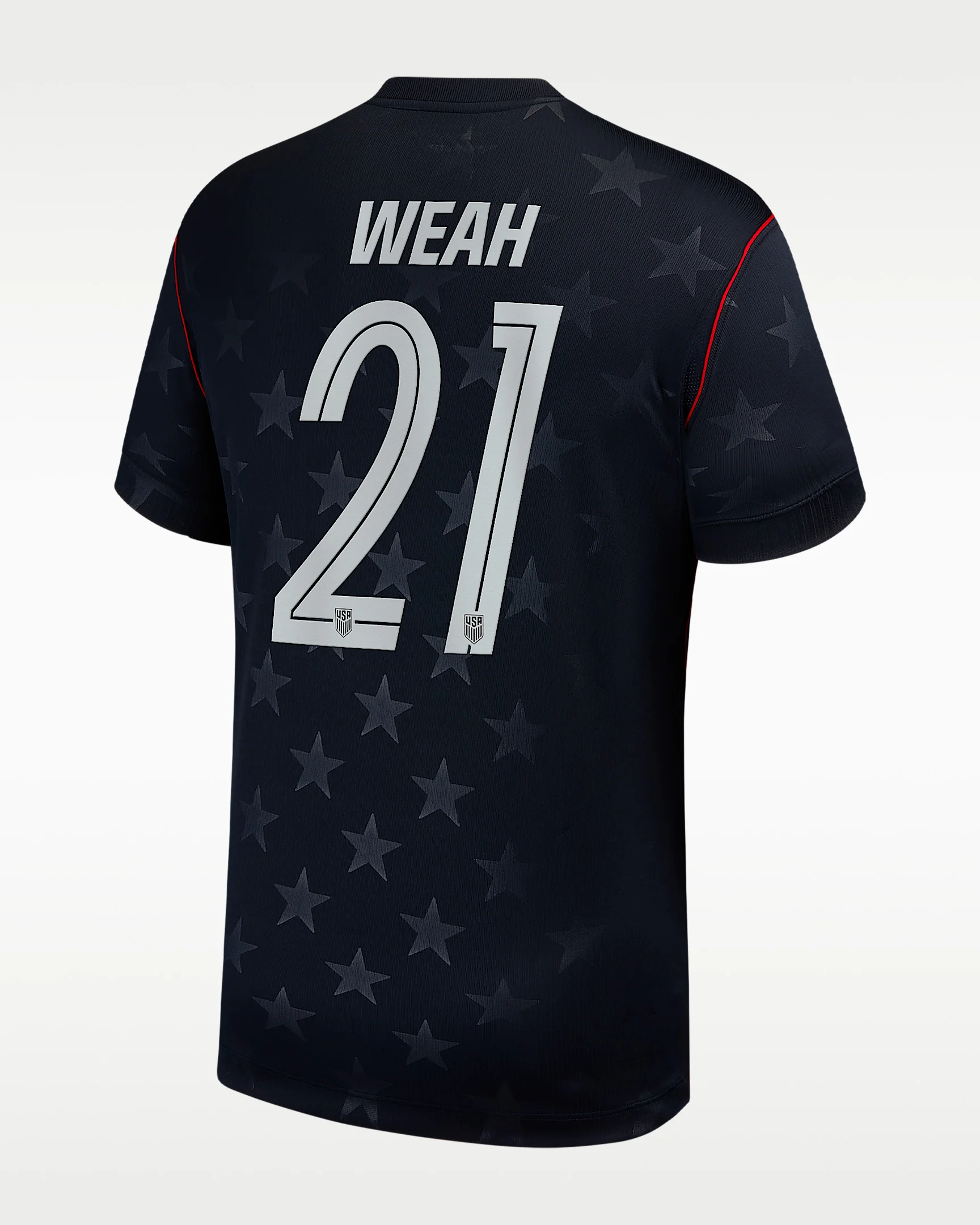 Timothy Weah USMNT 2026 Stadium Away Men's Nike Dri-FIT Soccer Jersey - 1