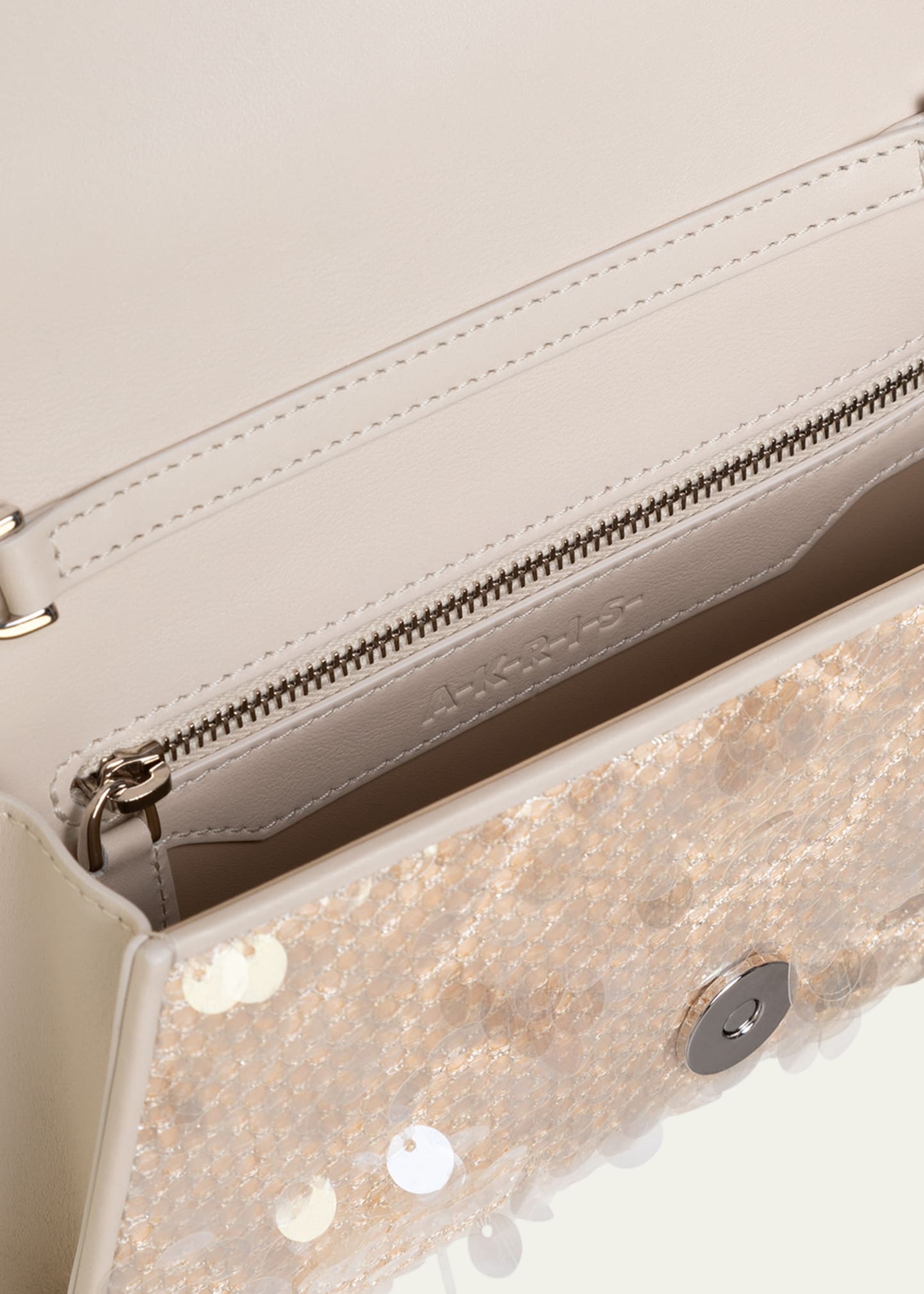 Anouk Mini Sequined Trapezoid Clutch Bag - 3