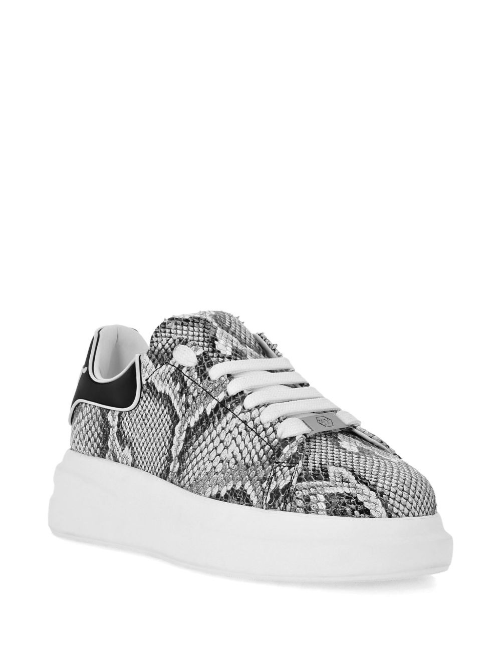 Roccia python-print low-top sneakers - 2