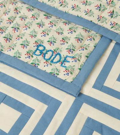 BODE White House Steps quilted throw outlook