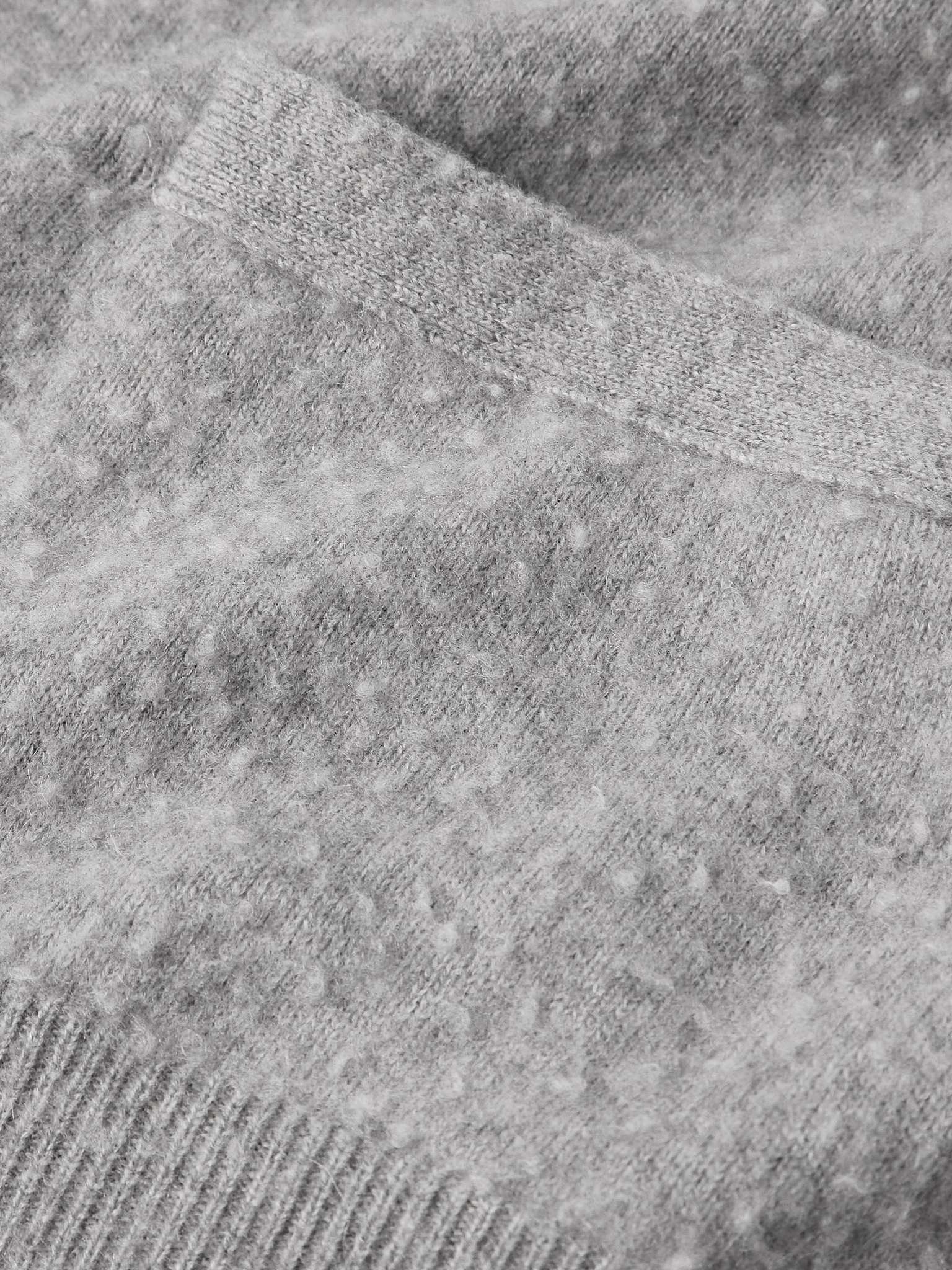Brushed-Cashmere and Cotton-Blend Cardigan - 3