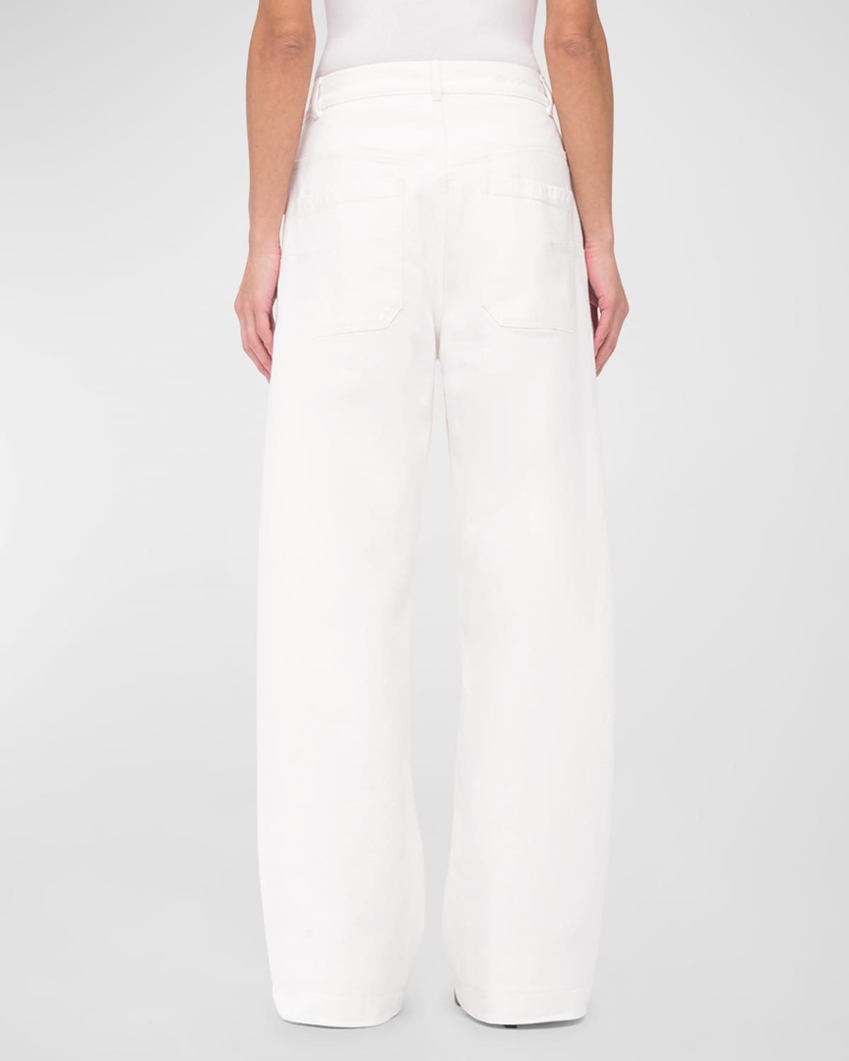 Carpenter Denim Wide-Leg Pants - 6