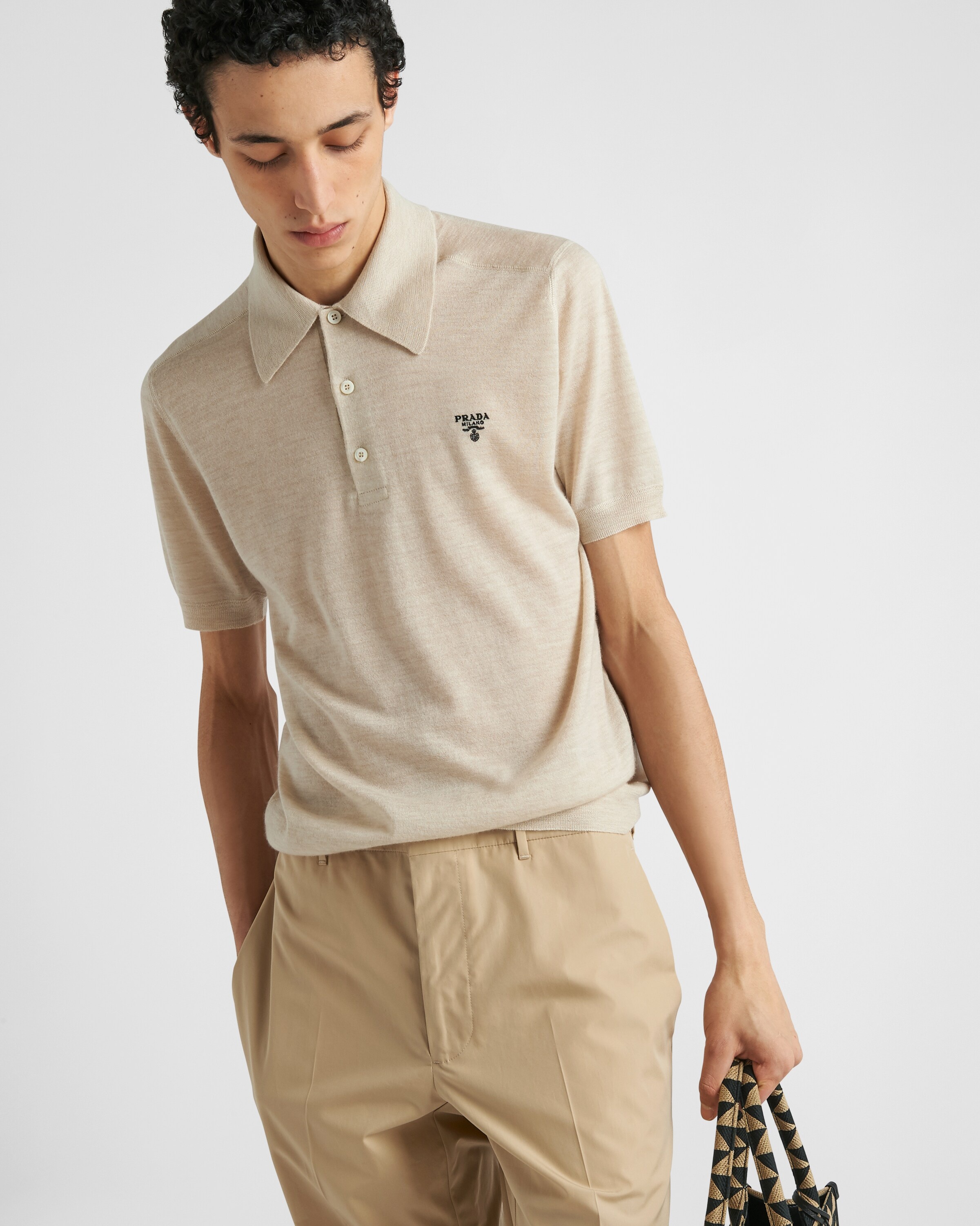 Cashmere polo shirt - 4