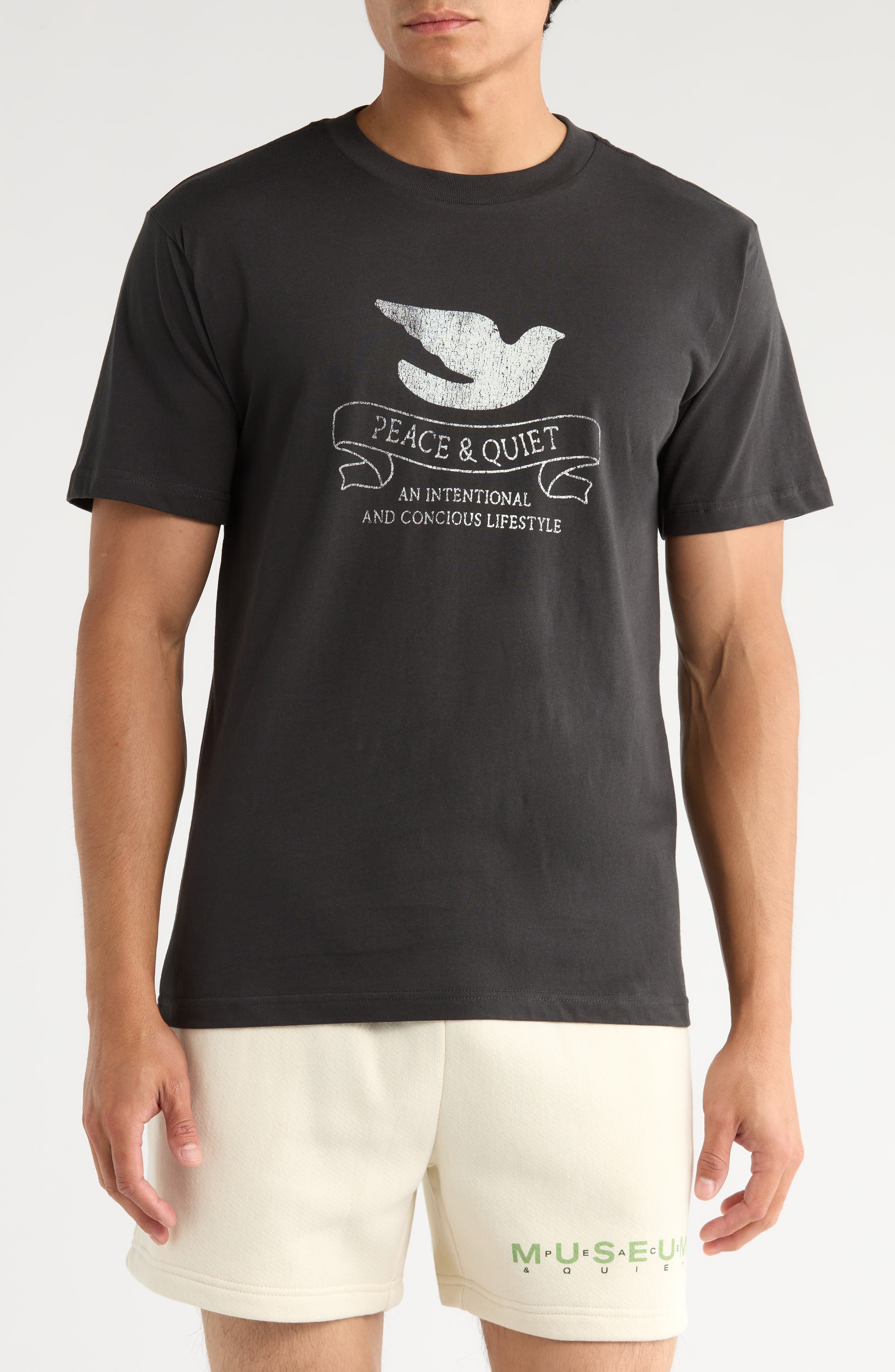 Museum of Peace & Quiet Conscious Lifestyle Graphic T-Shirt in Black at Nordstrom - 1