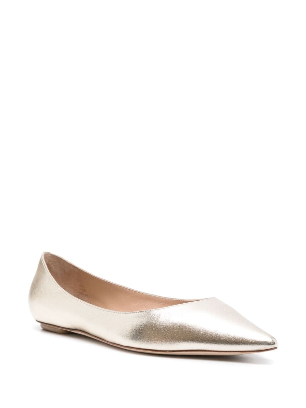 Emilia metallic ballerina shoes - 2