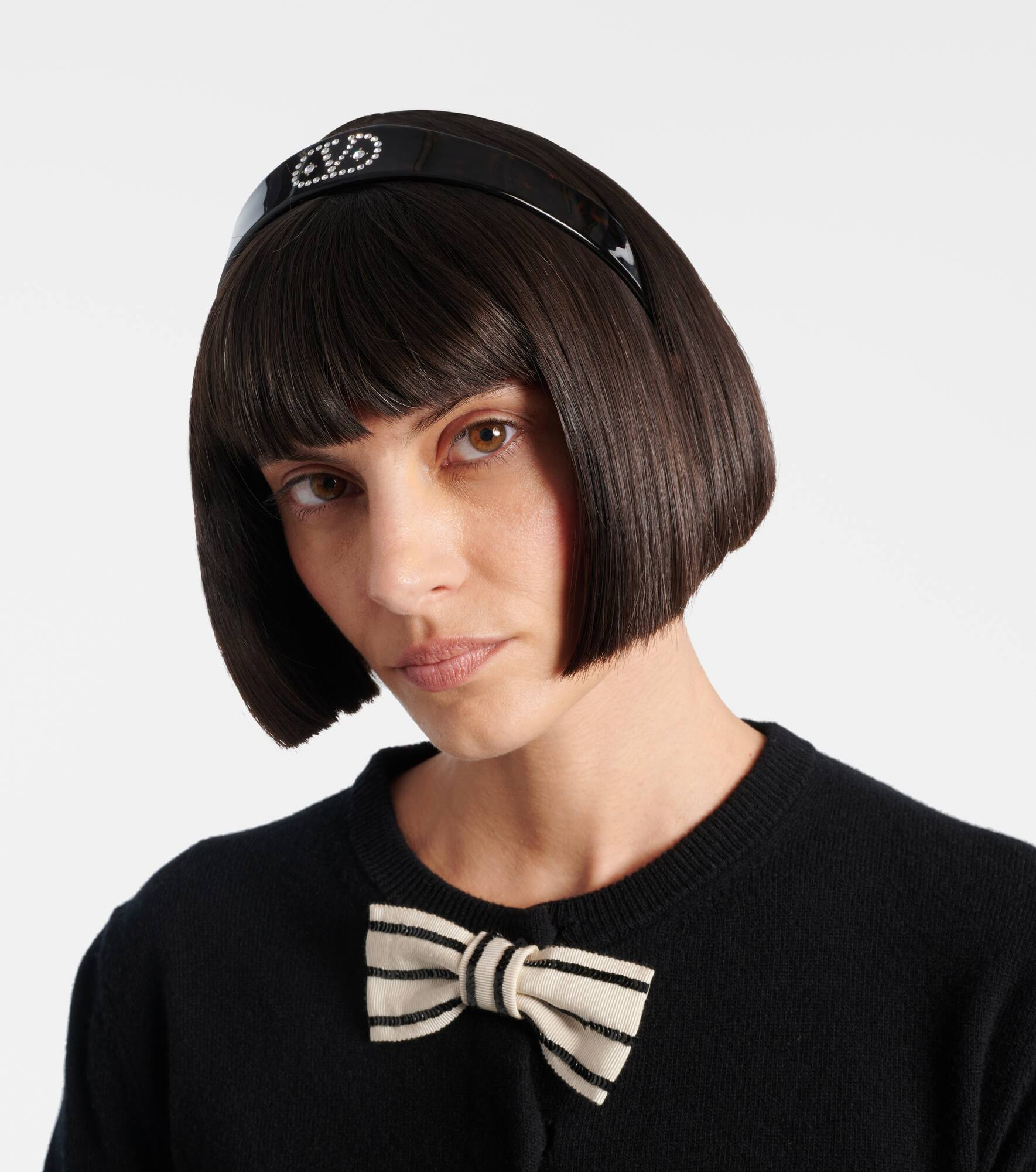 VLogo embellished headband - 2