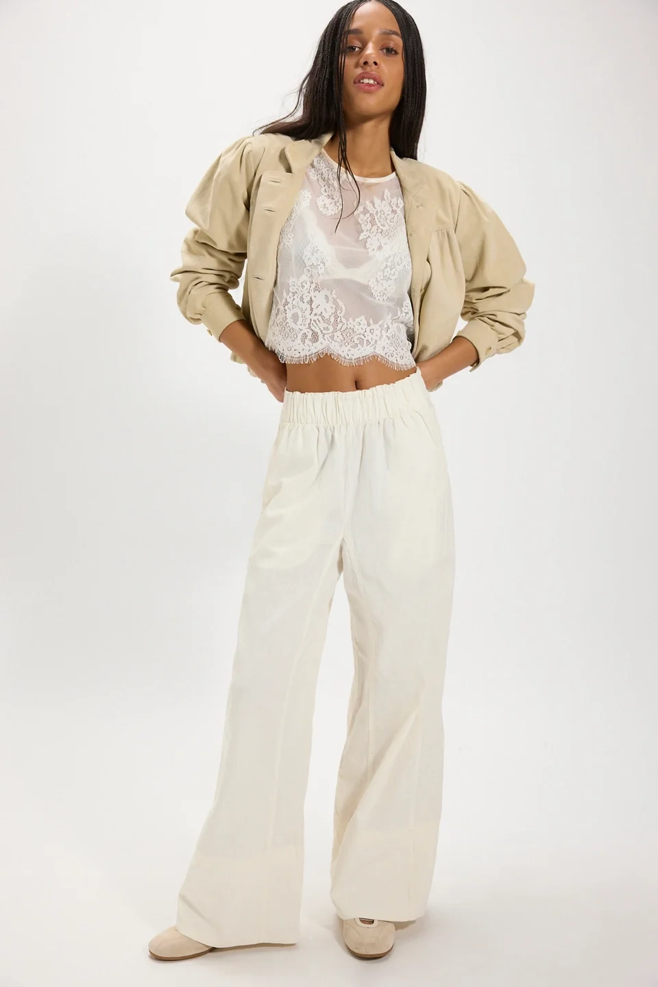 Day's End Linen Pull-On Pants - 1