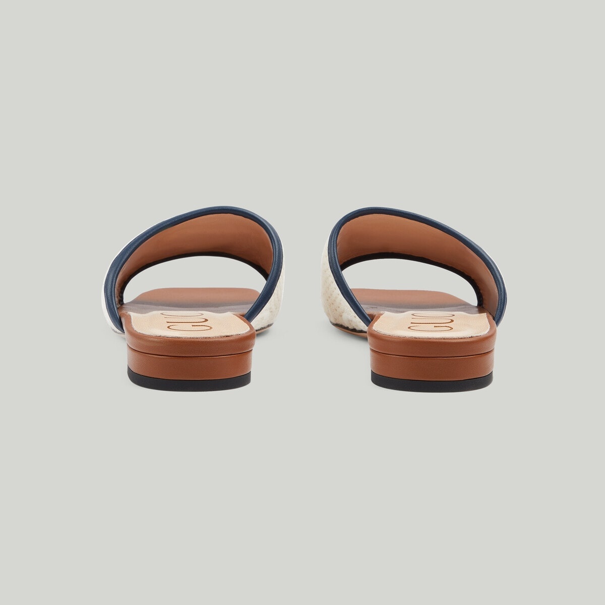 Women's slide sandal with Double G - 3