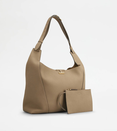 Tod's TIMELESS BAG IN LEATHER LARGE - BEIGE outlook