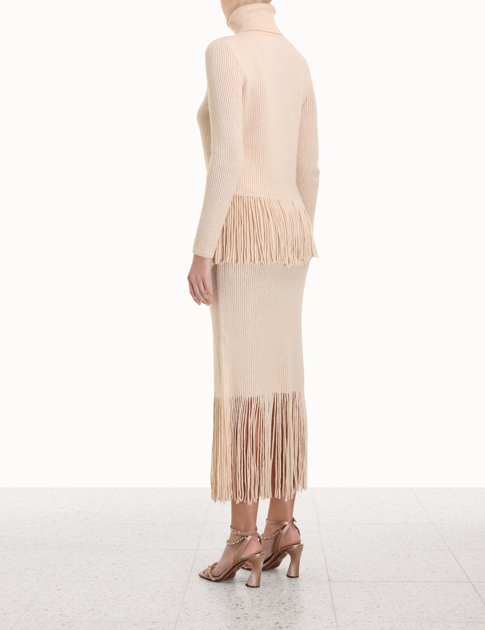 KALEIDOSCOPE TASSEL MIDI SKIRT - 4