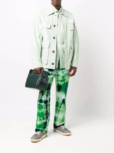 AMI Paris Alex fit tie-dye jeans outlook