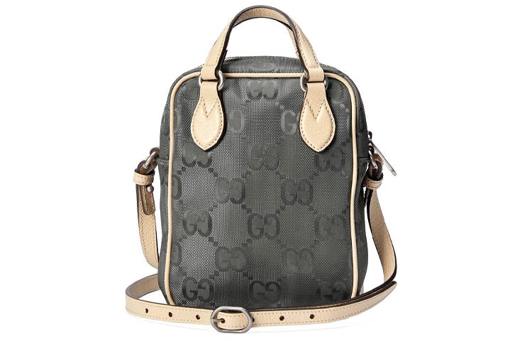 (WMNS) Gucci Logo Printing Off The Grid Backpack Grey 625850-H9HAN-1263 - 4