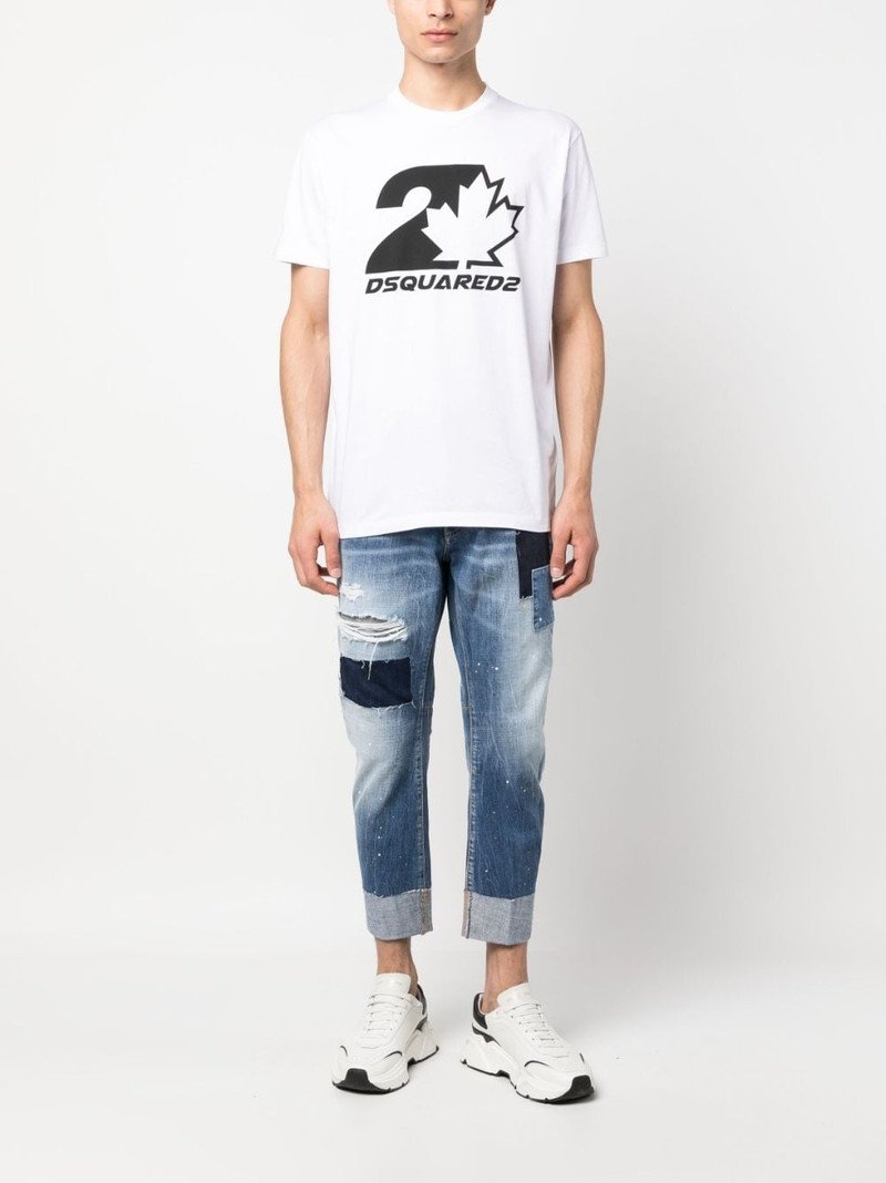 DSQUARED2 logo-print cotton T-shirt outlook