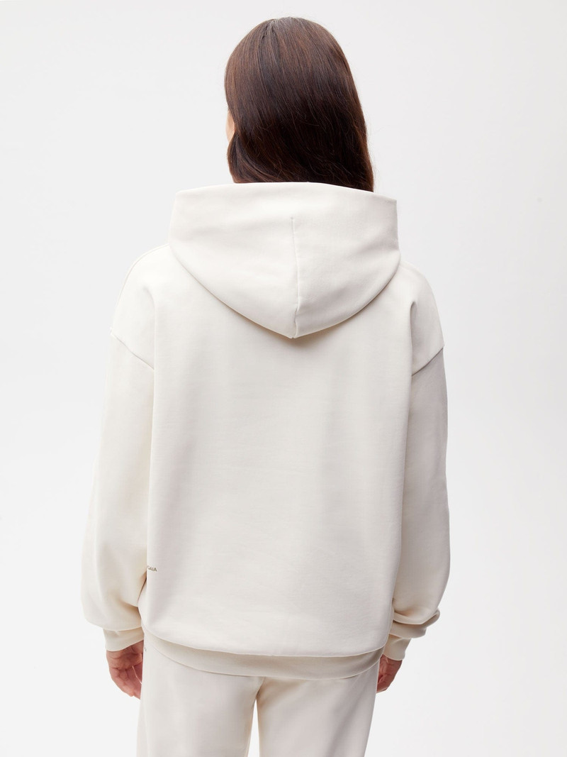Womens In Conversion Cotton Hoodie - Cotton White 3