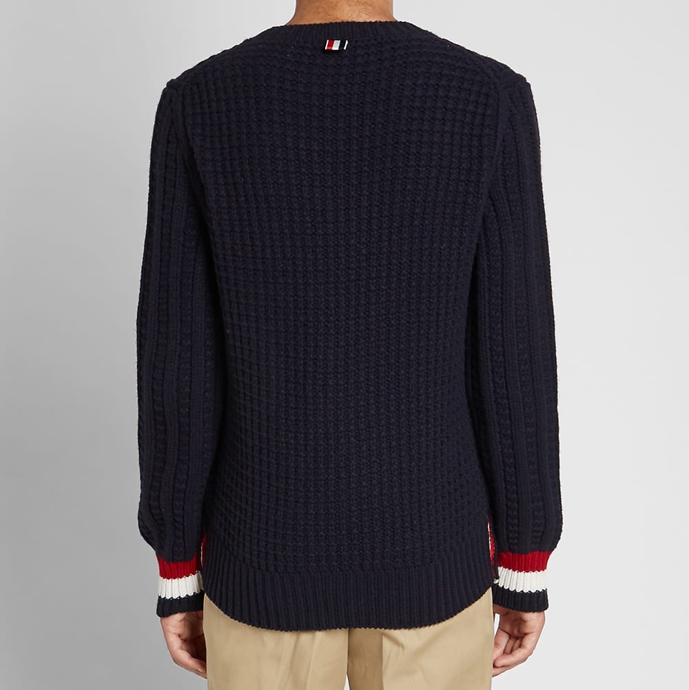 Thom Browne Funmix Chunky Merino Crew Knit - 5