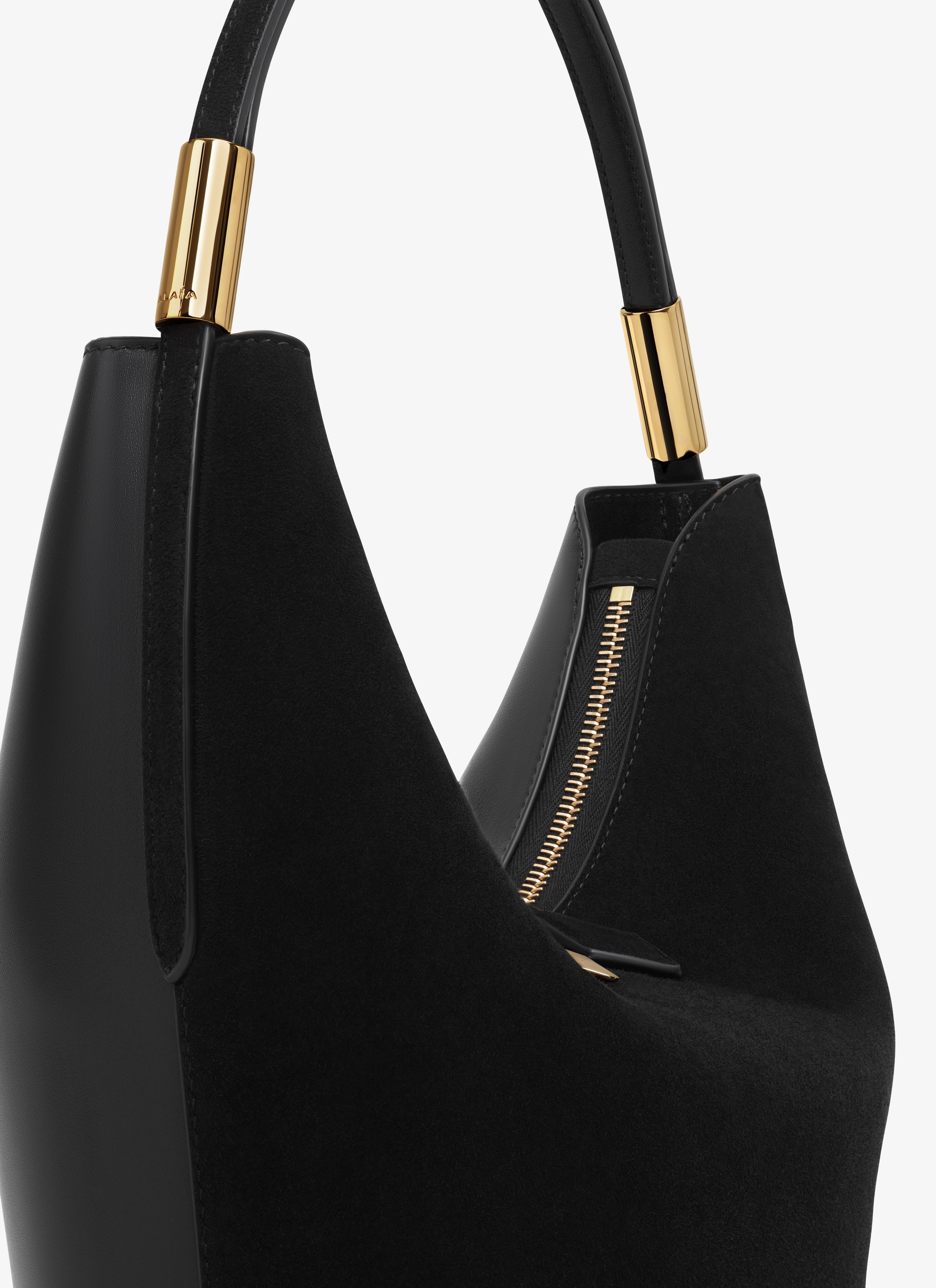 SHAPE SMALL BAG IN SUEDE GOATSKIN AND CALFSKIN - 5