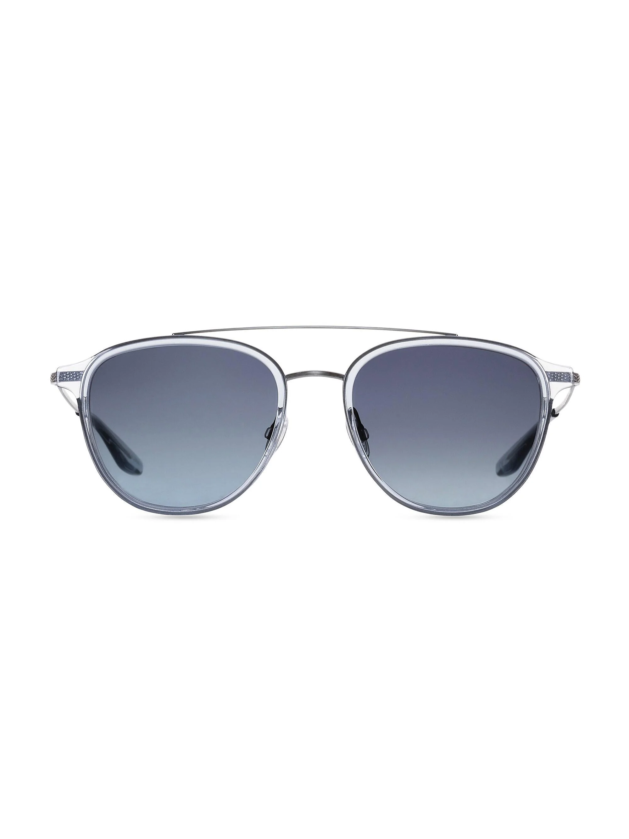 Men's Courtier 55MM Aviator Sunglasses - Blue Smoke Pewter - 1