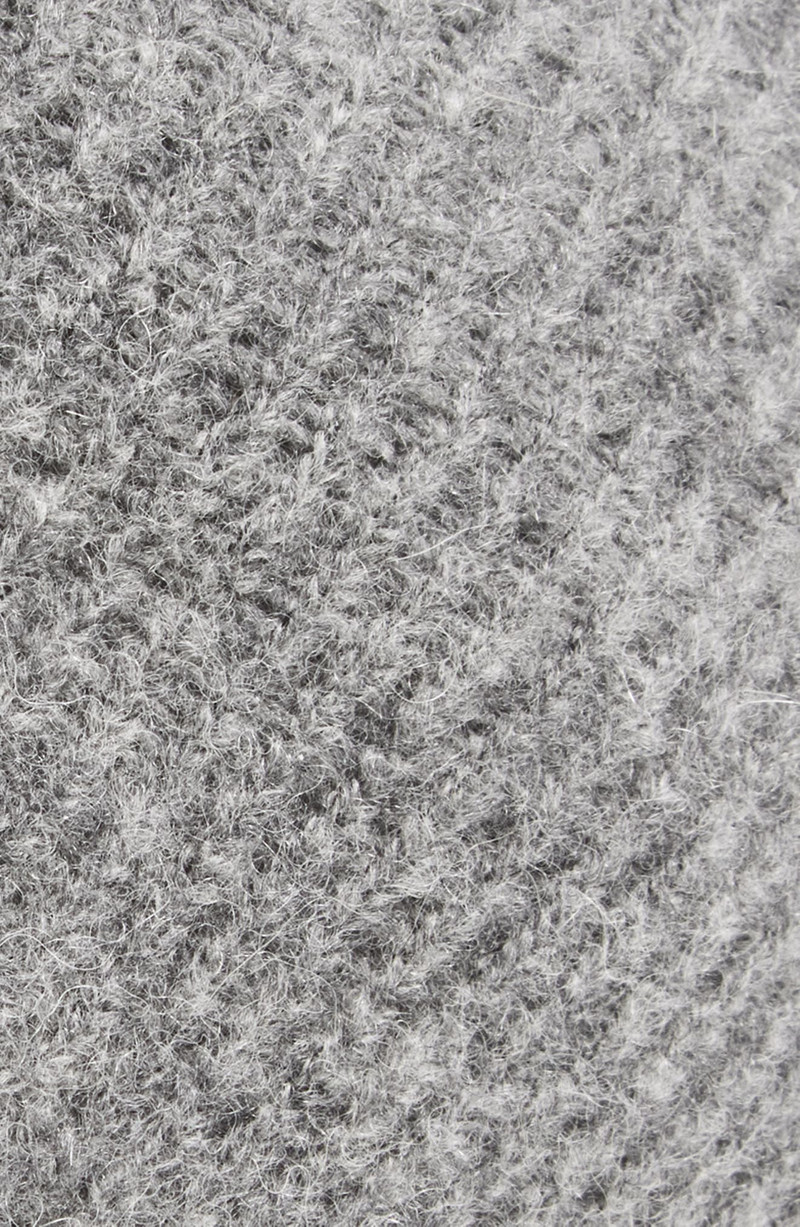 JACQUEMUS Jacquemus La Capuche Grosgrain Alpaca & Wool Blend Hood in Dark Grey at Nordstrom outlook