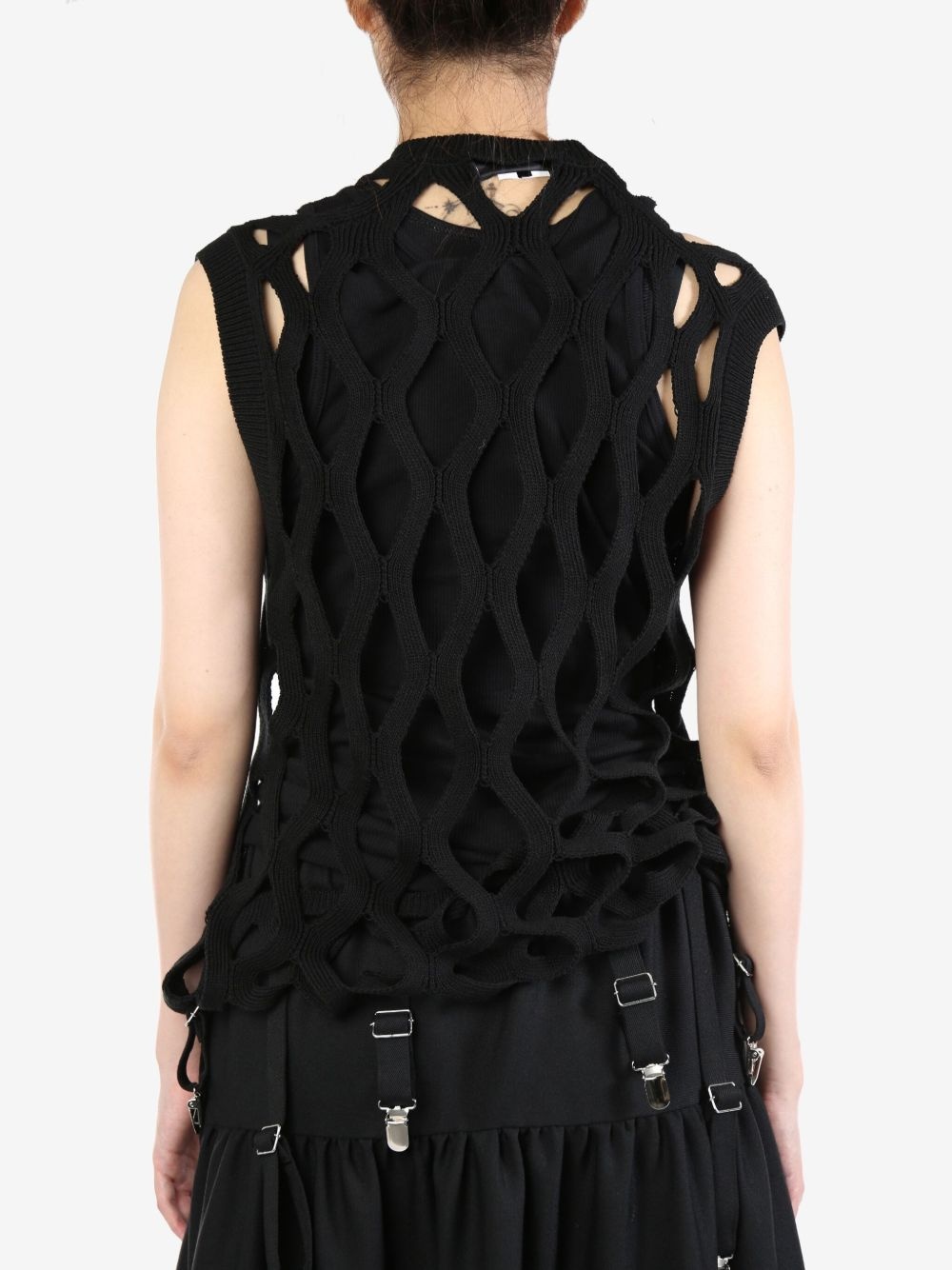 mesh knit top - 3
