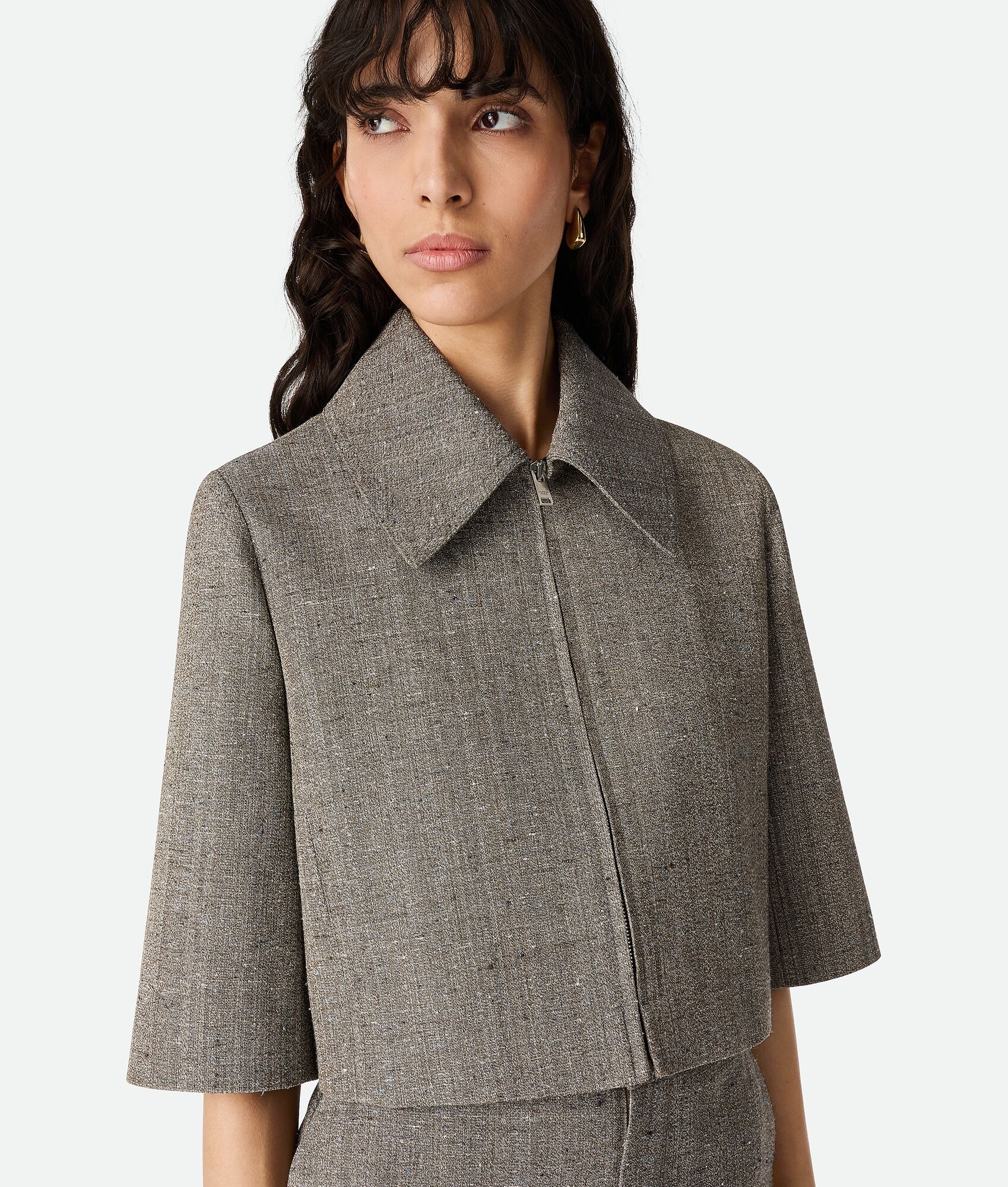 Viscose And Silk Jacket - 4