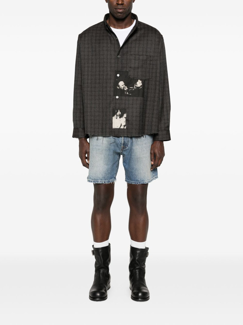 Enfants Riches Déprimés plaid-pattern shirt outlook