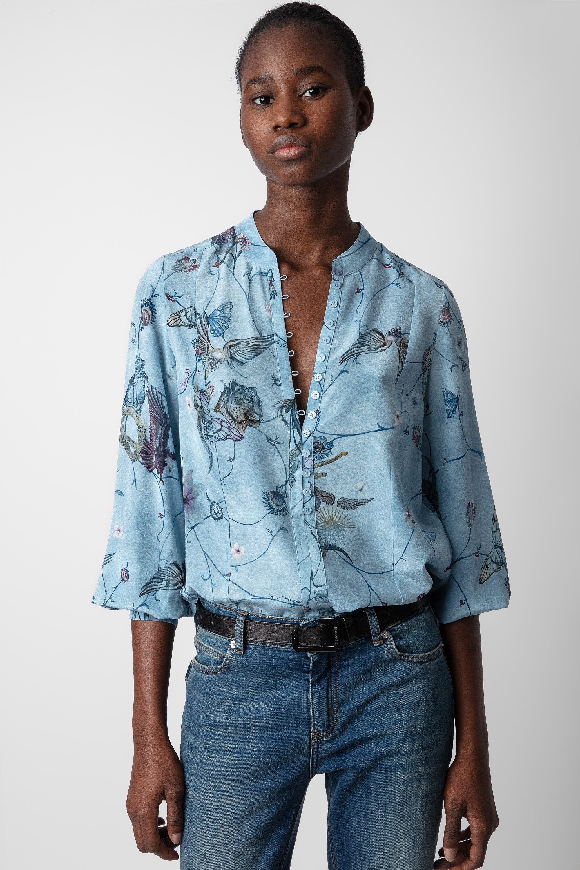Twina Silk Blouse - 2
