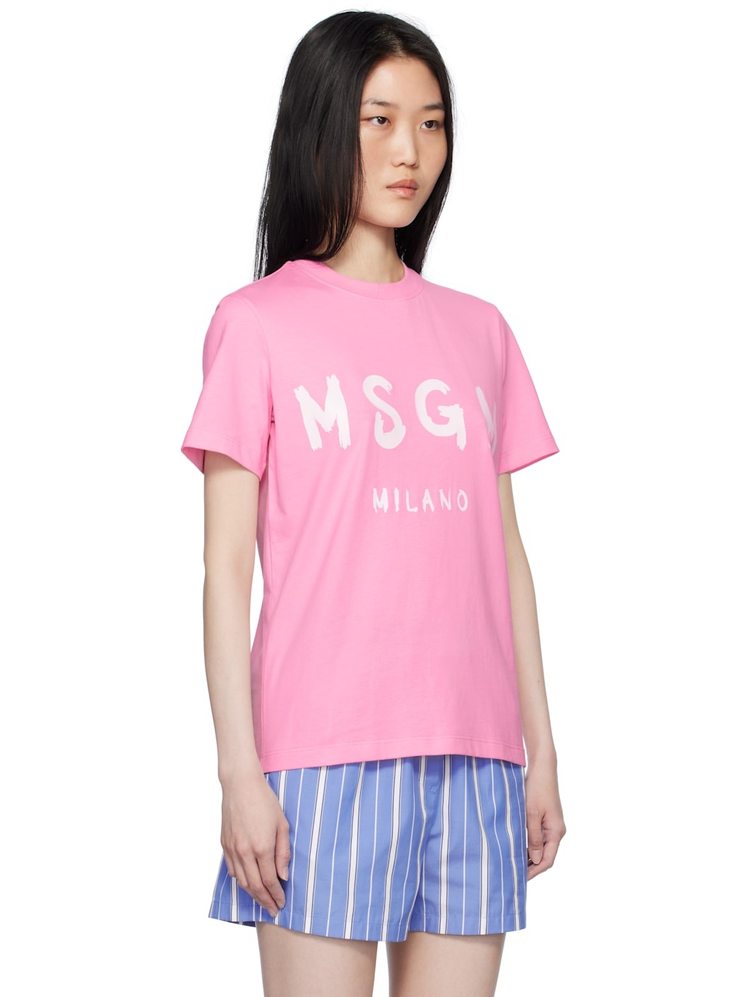 Pink Cotton Logo T-shirt - 2