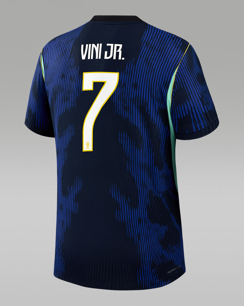 Vinícius Júnior Brazil National Team 2026 Match Away Men's Nike Dri-FIT ADV Soccer Jersey 1