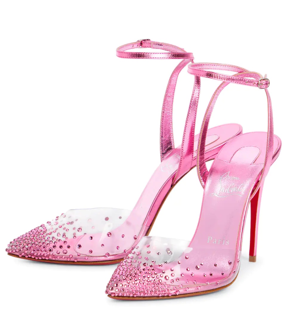 Spikaqueen 100 embellished PVC pumps - 5