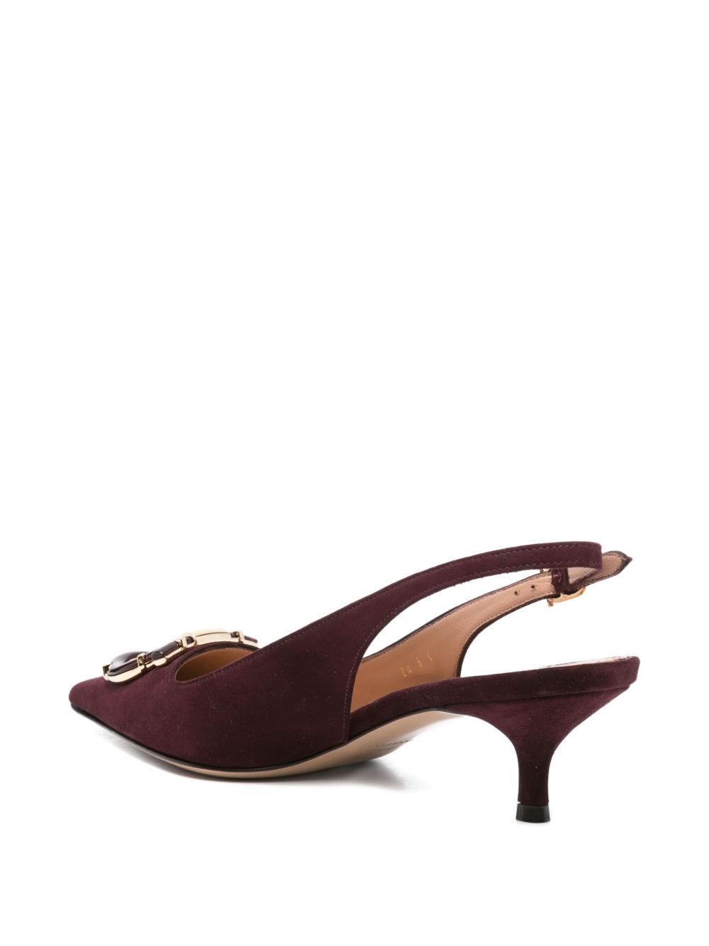 50mm suede pumps - 3