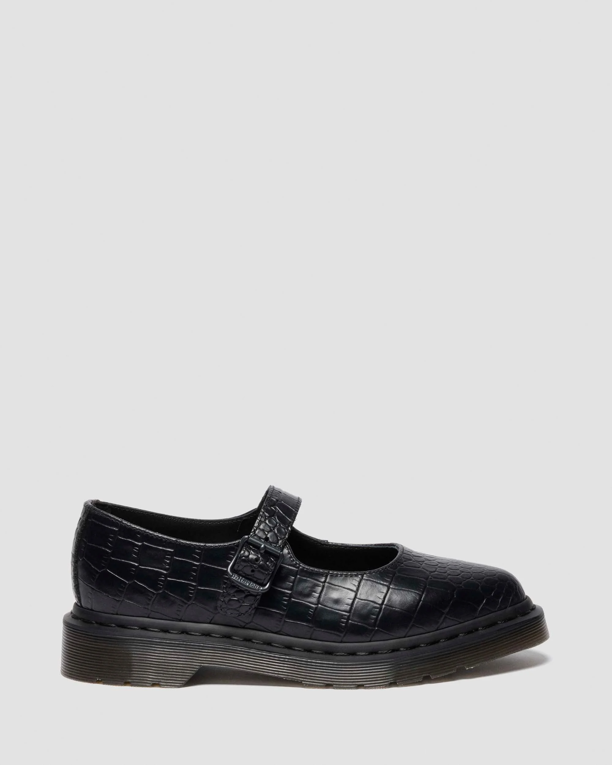 ELPHIE MJ Croc Emboss Leather Shoes - 1